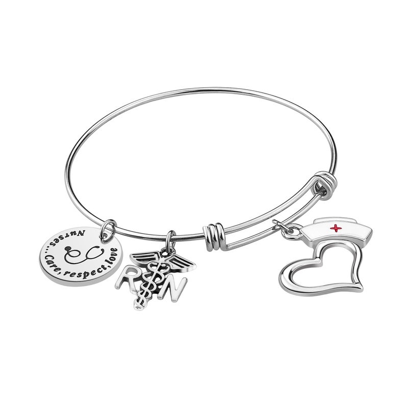iJuqi Nurse Gifts for Women - RN Nurse Bracelet, Nursing Graduation Gifts, Nurse Practitioner Gifts, Christmas Gifts for Nurse - Image 4